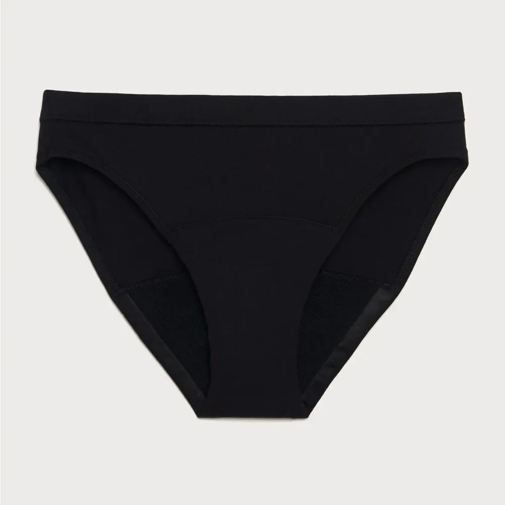 Thinx 3-Pair All-Day Bikini Kids Teens Kit, Period Underwear, Size 11-12 Medium - Picture 2 of 5